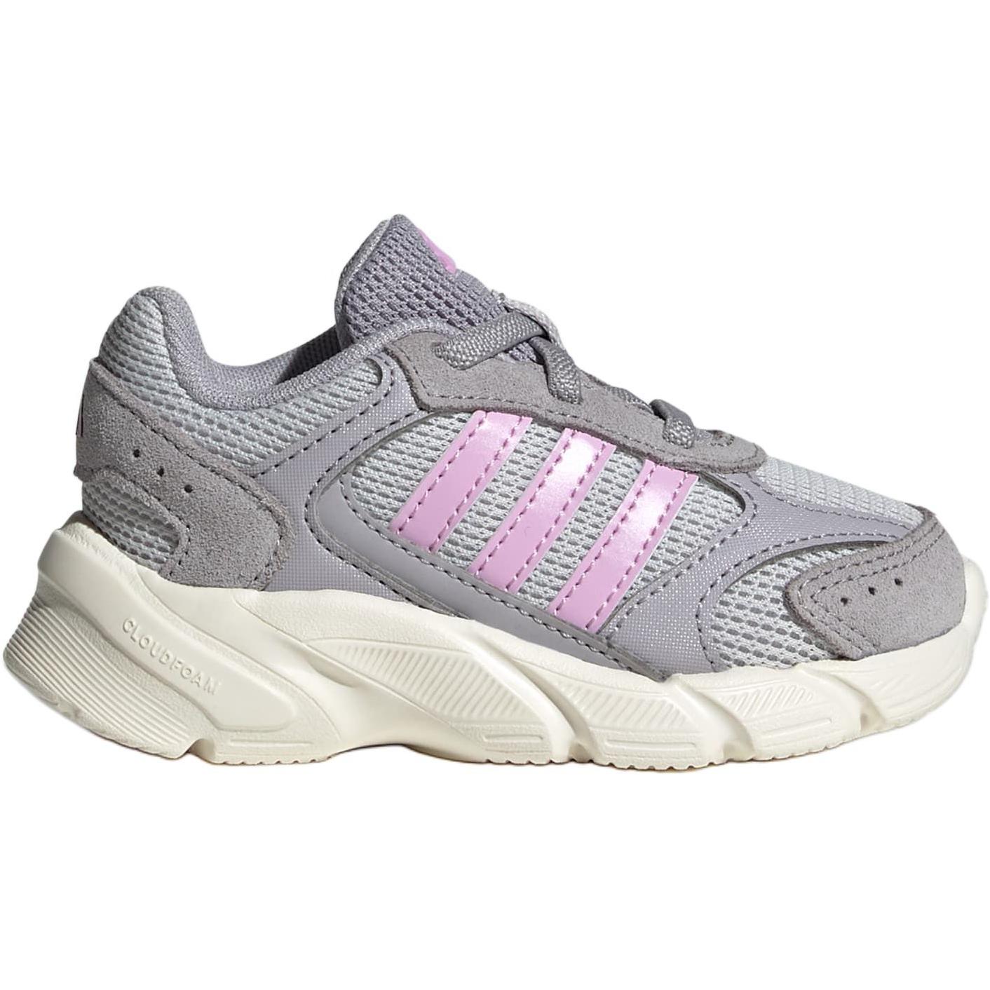 Кроссовки CRAZYCHAOS 2000 для малышей с защитой от истирания Adidas, серый/фиолетовый — фото 2