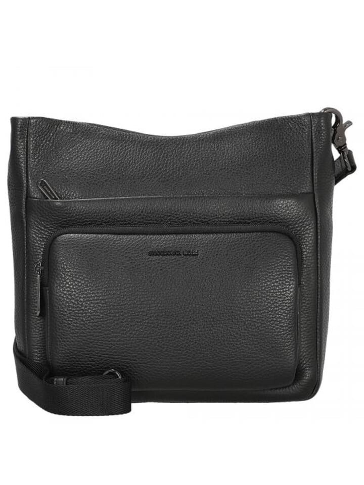 

Наплечная сумка Mandarina Duck Mellow Leather - Umhängetasche M 30 cm, неро