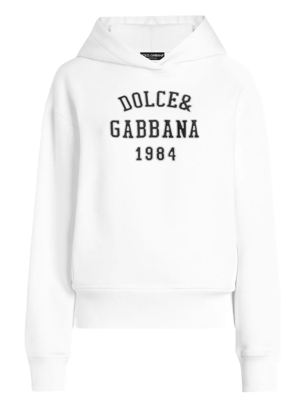 

Худи с вышитым логотипом DOLCE & GABBANA, белый