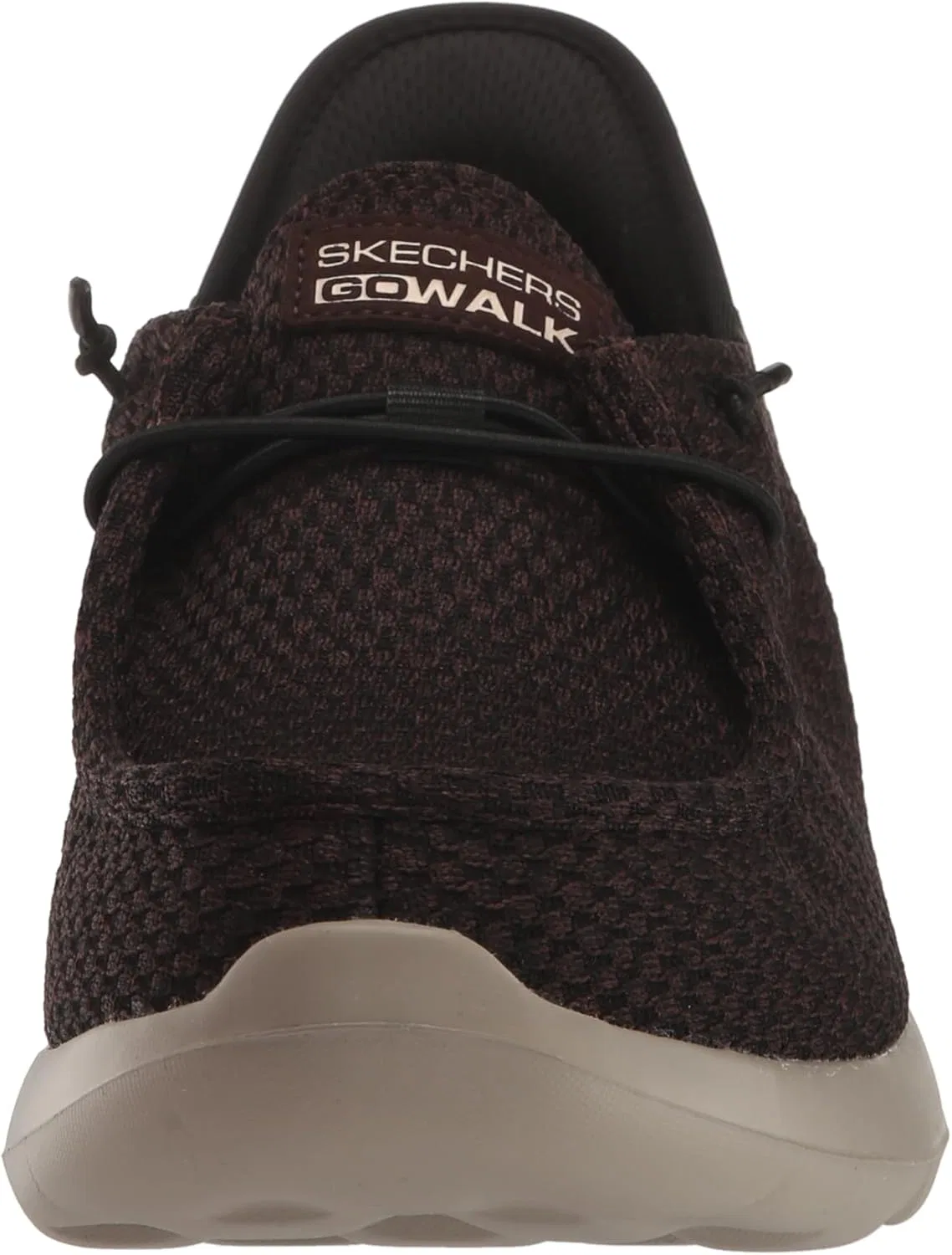 Мужские слипоны Skechers Hands-Free Go Walk Max - кроссовки без помощи рук, Brown — фото 2