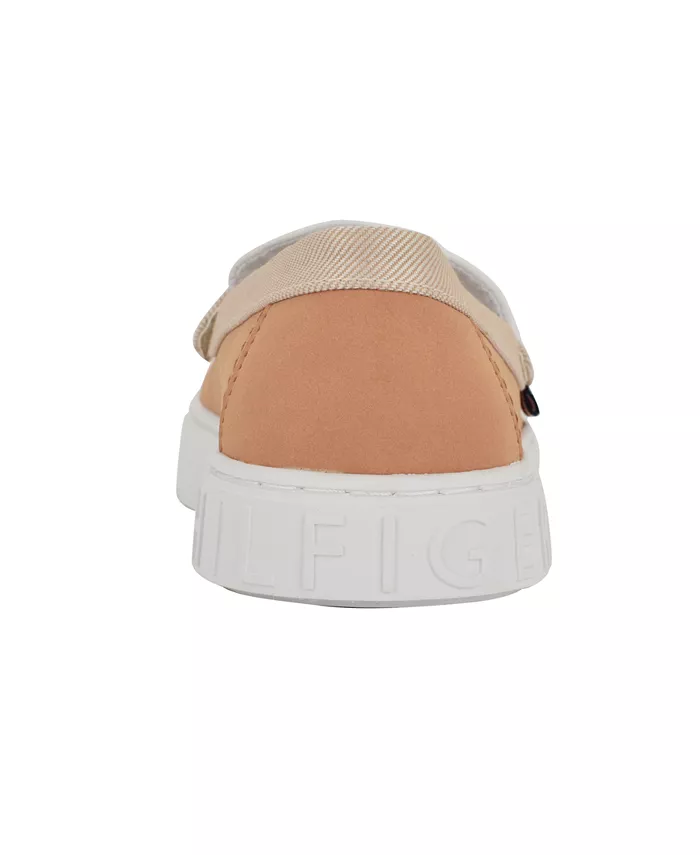 Женские спортивные лоферы Walees Slip-On Penny Tommy Hilfiger, коричневый/бежевый — фото 3
