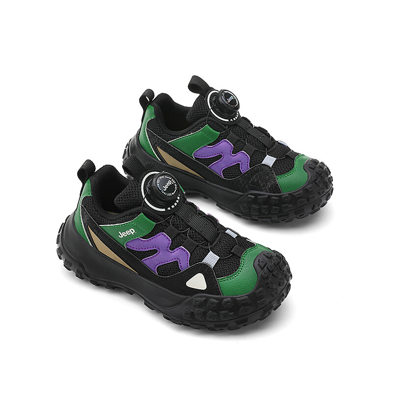Кроссовки Jeep Kids Lifestyle Shoes Kids Low-top Green, черный — фото 3