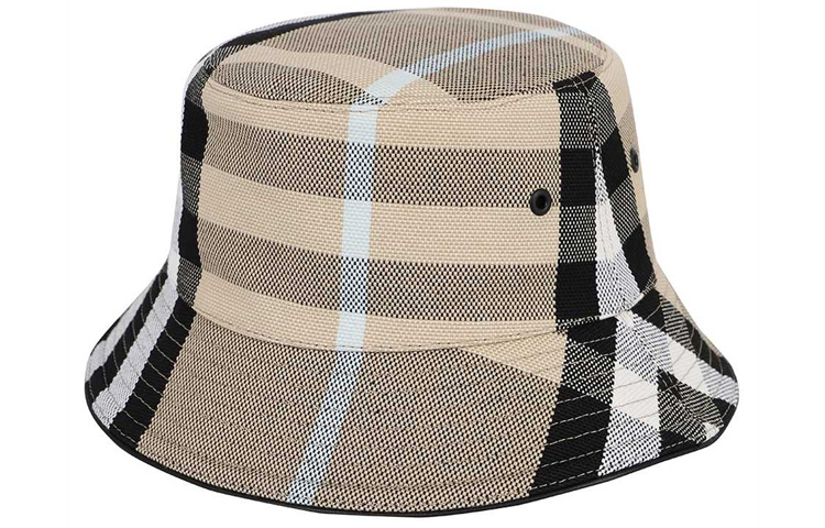 Хлопковая жаккардовая шляпа-ведро Burberry — фото 2