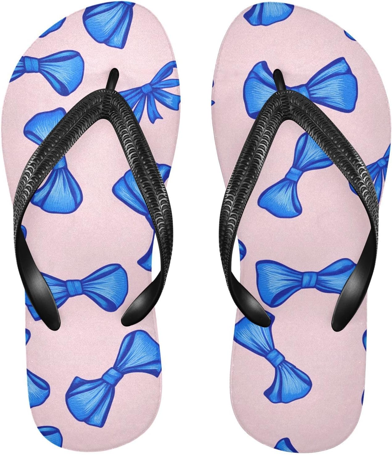 

Розовые сланцы с бантом, пляжные босоножки с ремешком, резиновые нескользящие летние тапочки для женщин и мужчин Sinestour