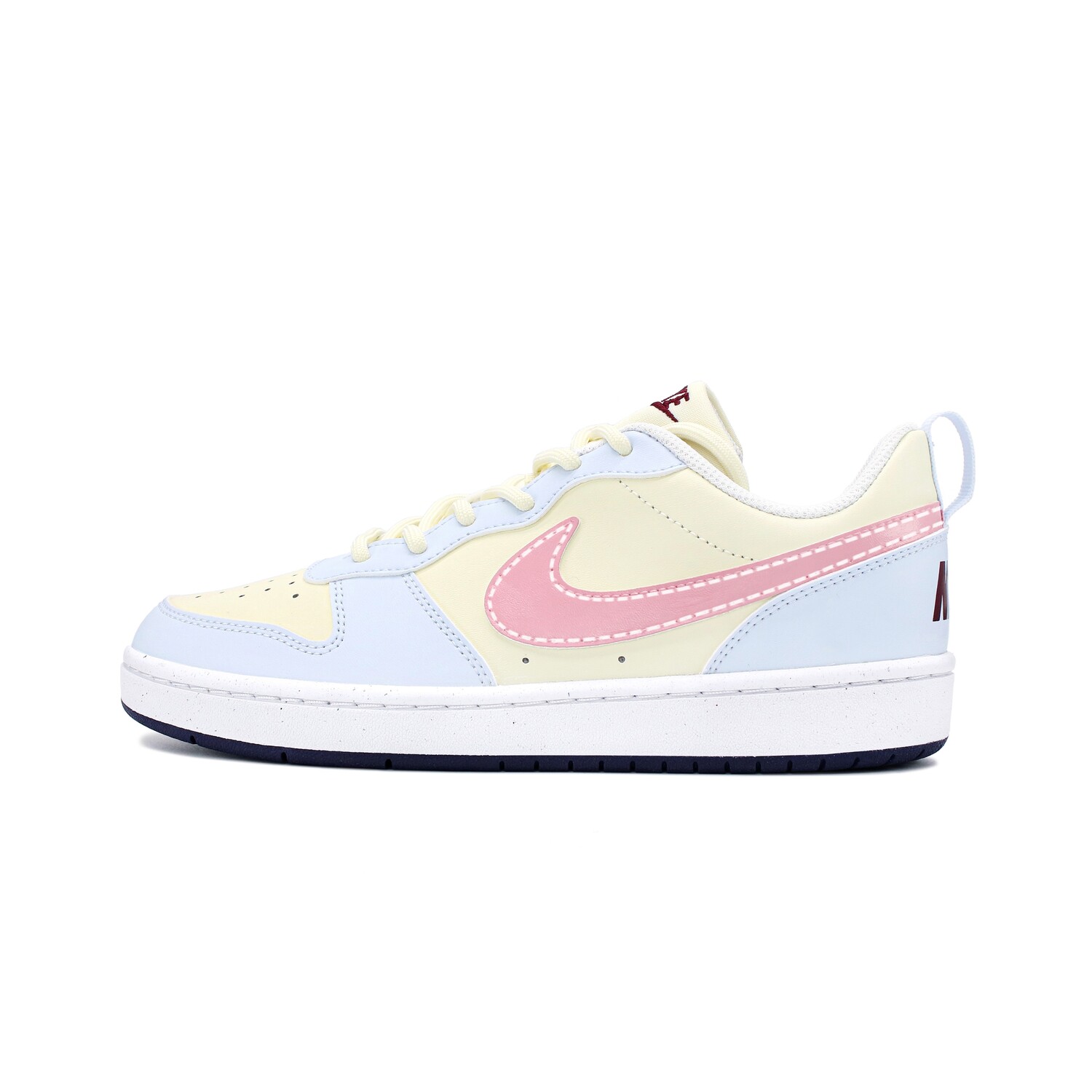 

Кроссовки для скейтборда Court Borough женские низкие, синий/желтый/розовый Nike