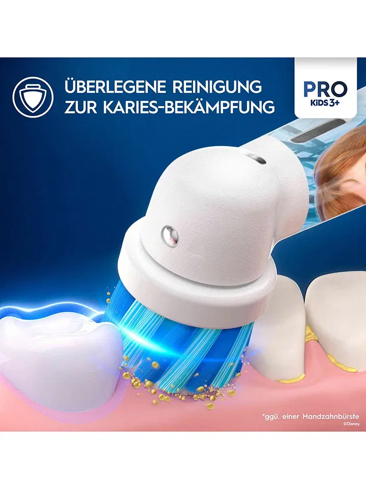 Электрическая зубная щетка с мягкими щетинками Oral-B Голубой — фото 2