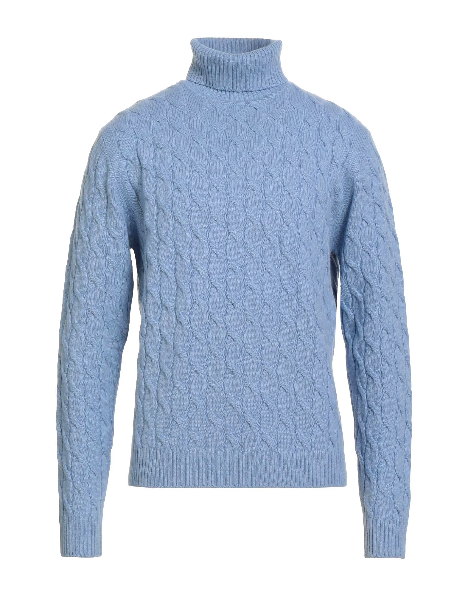 

Водолазка Luigi Borrelli Napoli, небесно-голубой