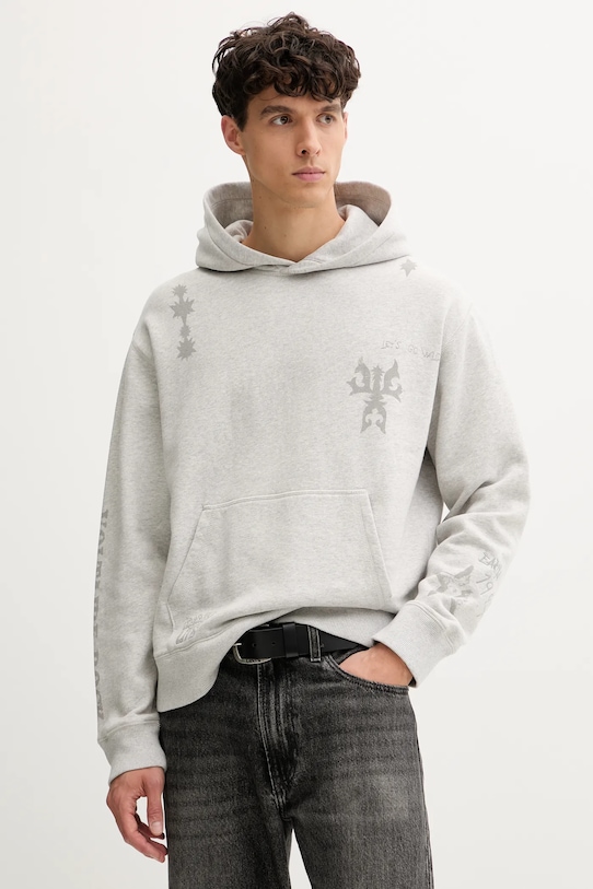 

Хлопковая толстовка Zadig&Voltaire, серый