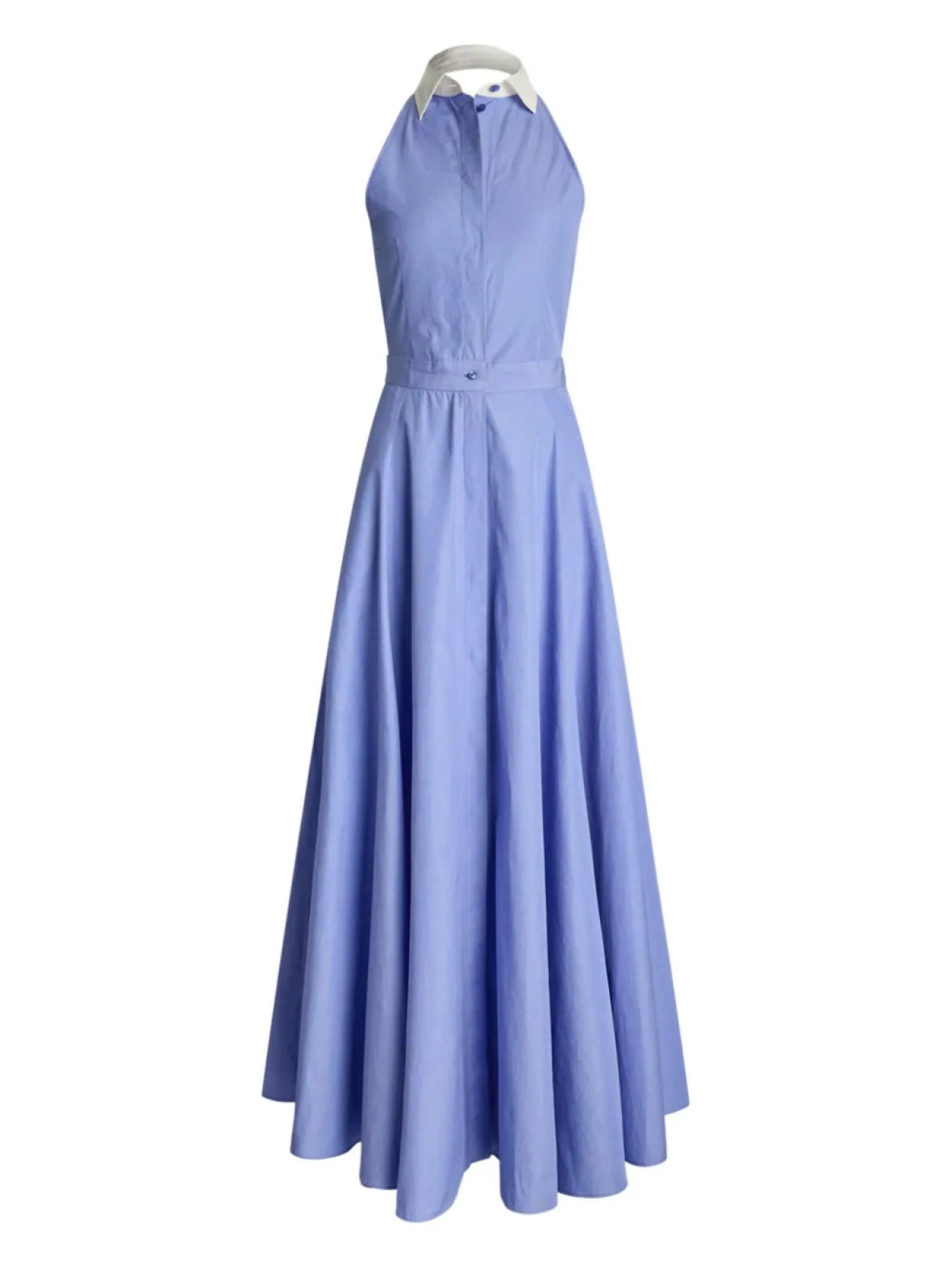 

Платье миди из хлопка Ralph Lauren Collection, синий