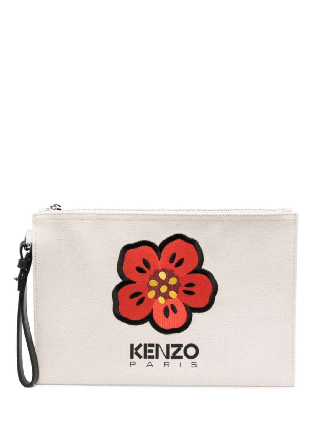

Kenzo клатч Boke Flower, нейтральный цвет