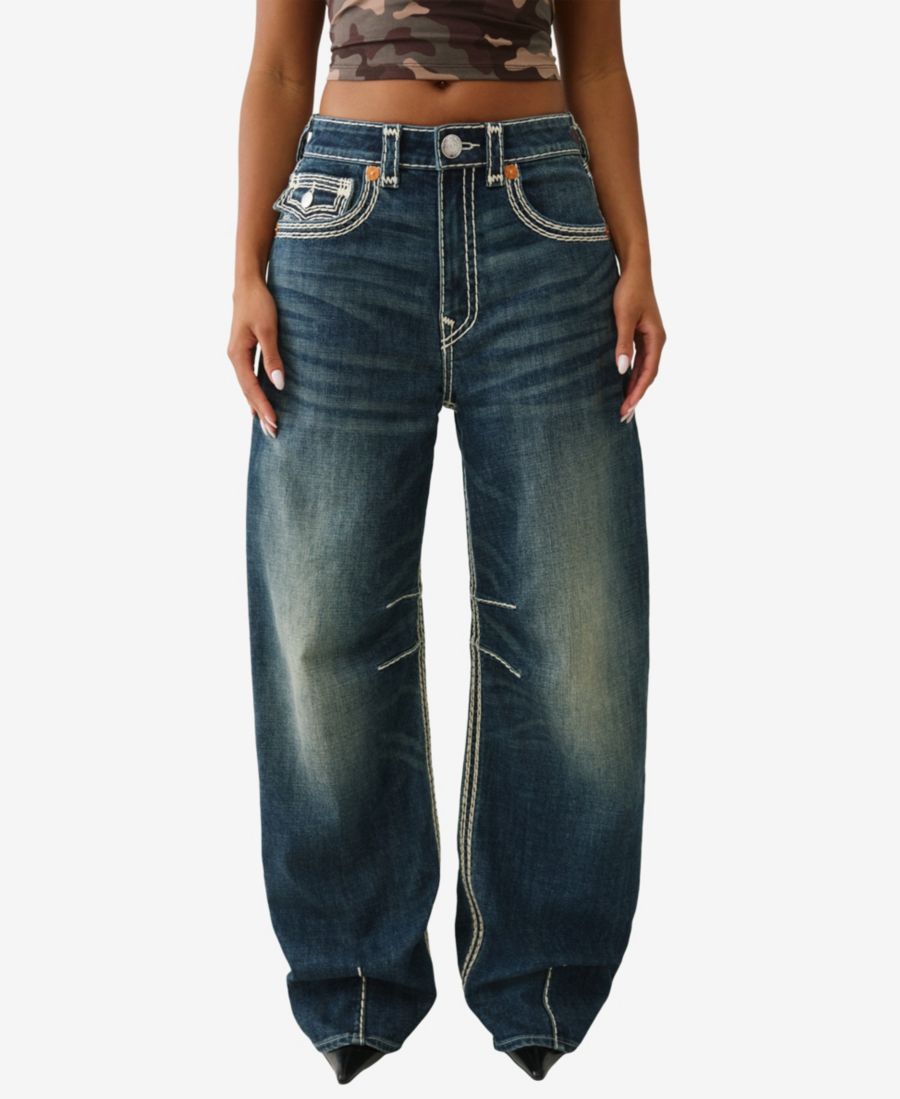 

Женские джинсы Bailey Barrel Super QT Flap True Religion, Dark Wash