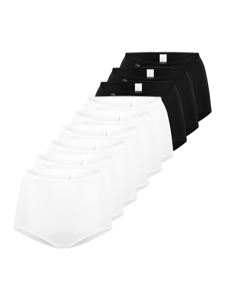

Sloggi Трусы Maxi Slip 24/7 Microfibre in Weiß / schwarz