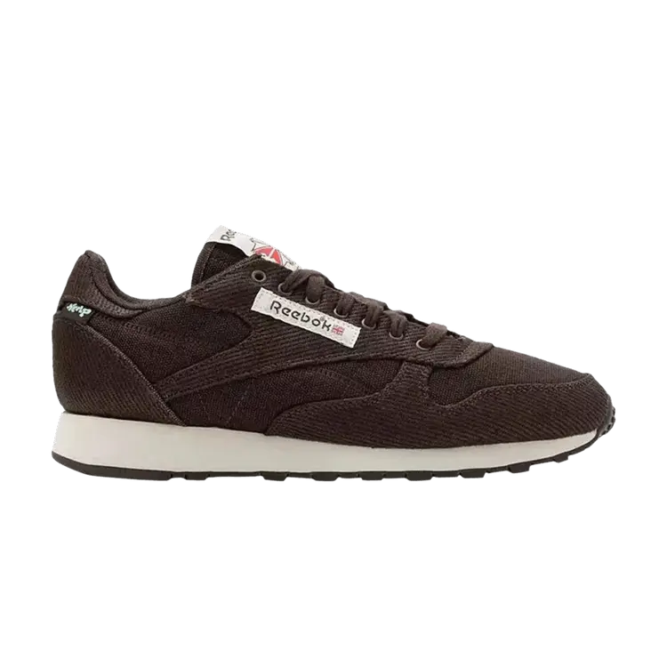 

Кроссовки Reebok Classic Leather 'Hemp - Dark Brown', коричневый