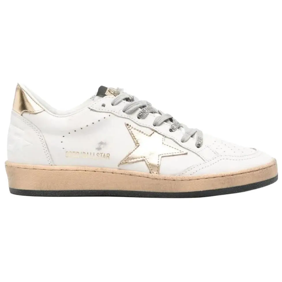 Кроссовки Golden Goose Ball Star Skateboarding Shoes Women's Low-top White, белый — фото 2
