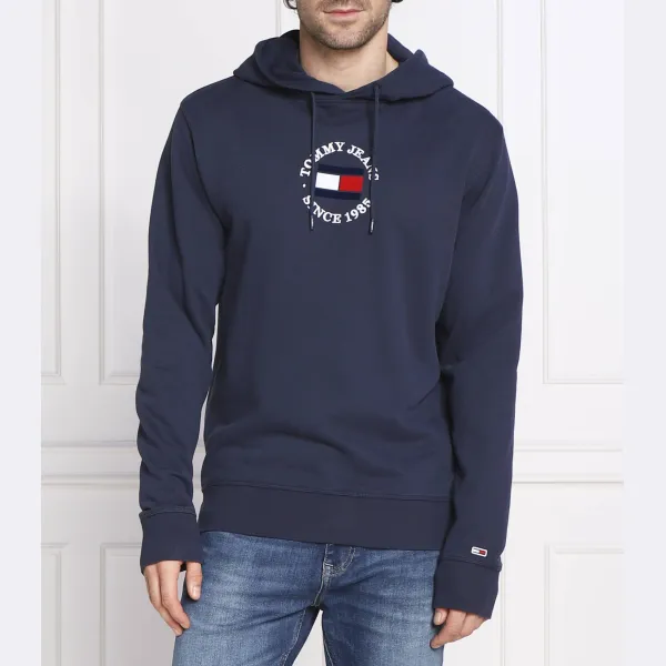 

Толстовка классического кроя, неподвластная времени. Tommy Hilfiger, синий