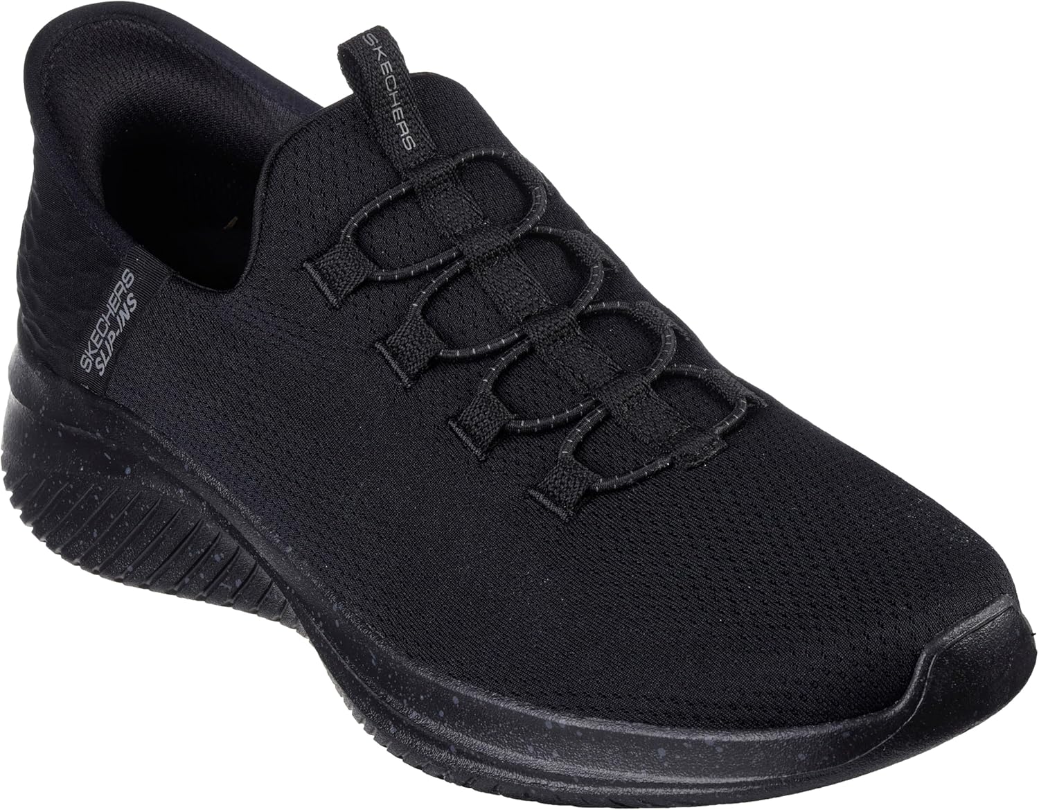 Мужские кроссовки Skechers Ultra Flex 3.0 с мгновенной посадкой без застежек, черный — фото 4
