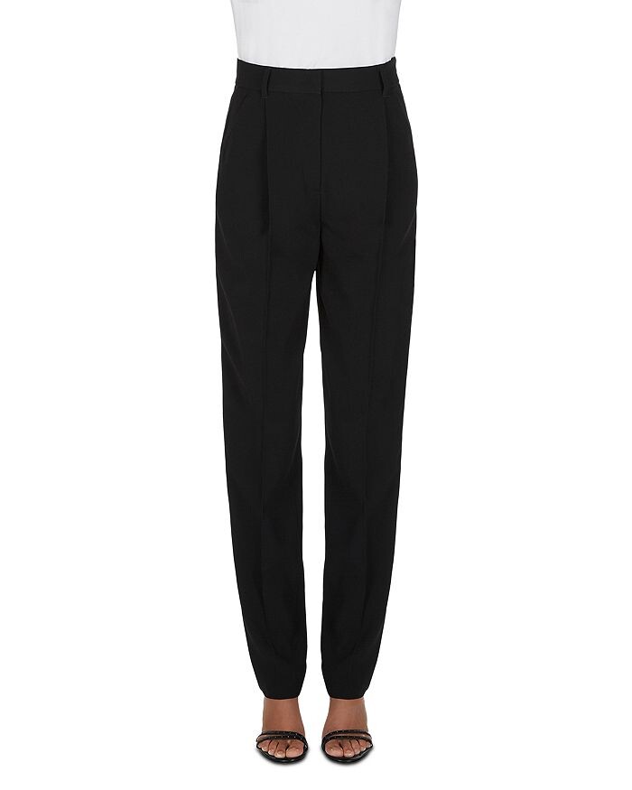 

Атласные брюки Emporio Armani Enver, черный