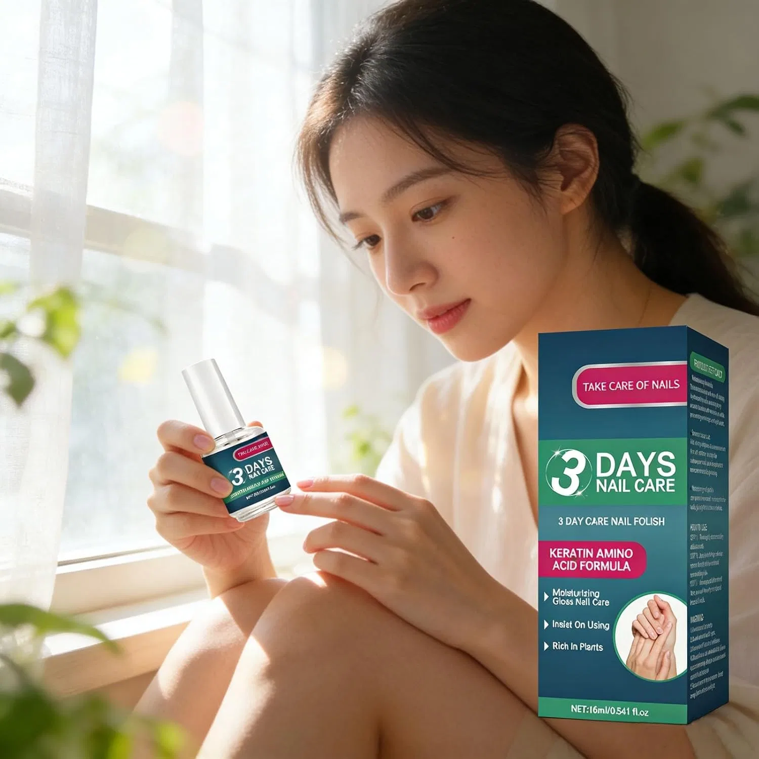 Масло для кутикулы «3 Days Nail Care Oil» для ломких ногтей, 2 шт. Auriskin, 2 Pieces. — фото 3