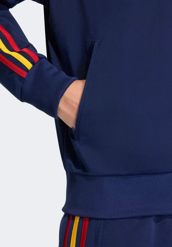 Толстовка firebird tt на молнии Adidas Originals, Dark Blue/Crew Yellow/Team Power Red — фото 2