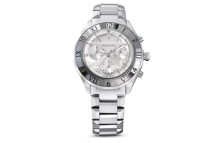 

Наручные часы кварцевый механизм стальной браслет белый циферблат унисекс 5641297 Swarovski