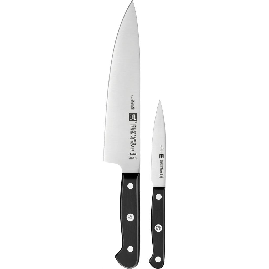

БЛИЗНЕЦ Дж.А. Нож для гурманов HENCKELS ZWILLING, набор ножей, 2 предмета, черный