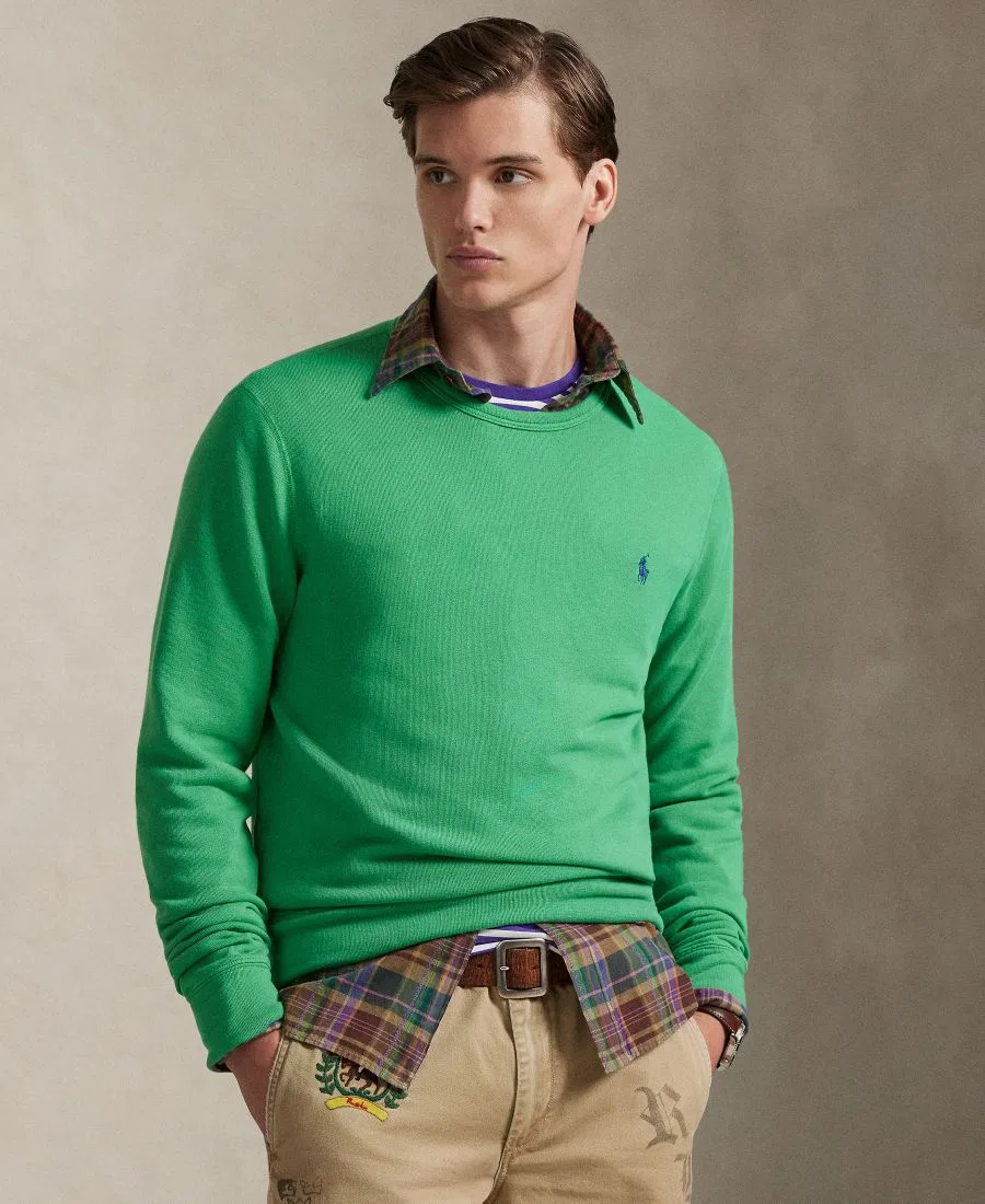 Мужская толстовка с длинными рукавами и круглым вырезом Polo Ralph Lauren, Summer Emerald