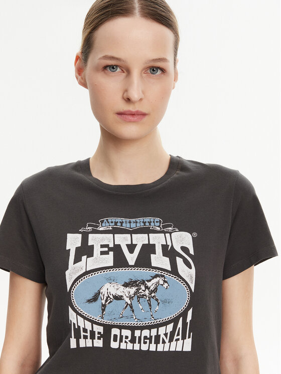 Футболка обычного кроя 17369-3023 Levi'S, черный — фото 4
