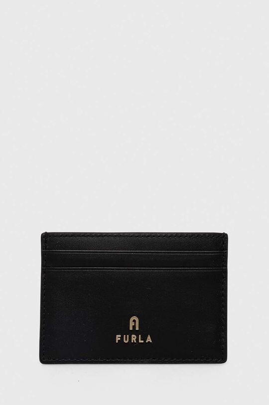 

Кожаный футляр для карт Furla, черный