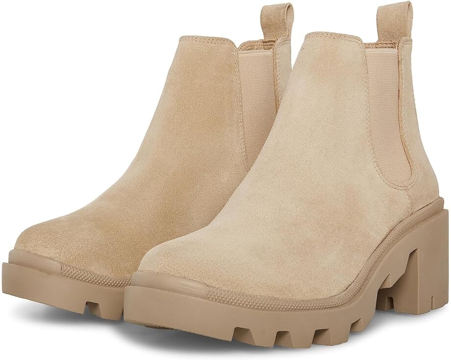 Ботинки женские Steve Madden Hadlee на массивном каблуке, кремовый