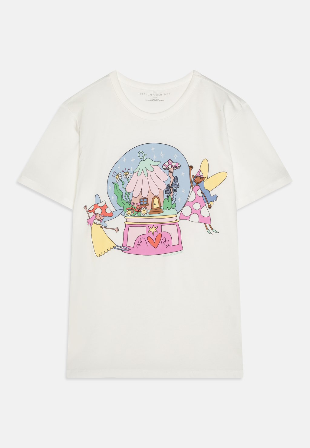 

Футболка с принтом Stella McCartney Kids, белый