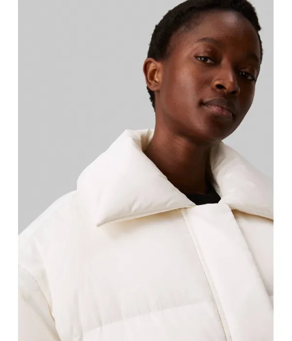 Пуховик Oversize fit Calvin Klein, белый — фото 4