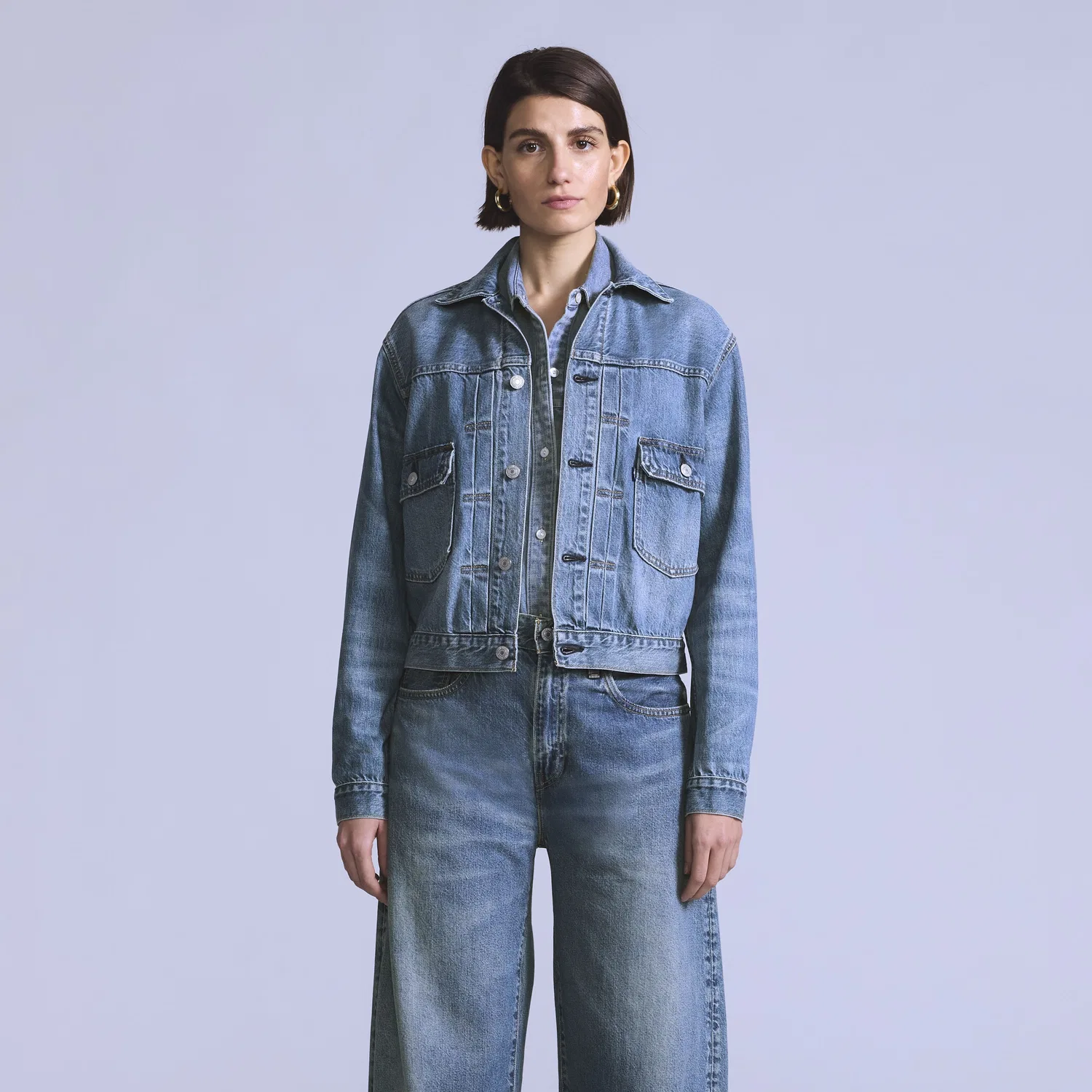 Женская куртка-тракер Type II Levi's, Medium Wash — фото 4
