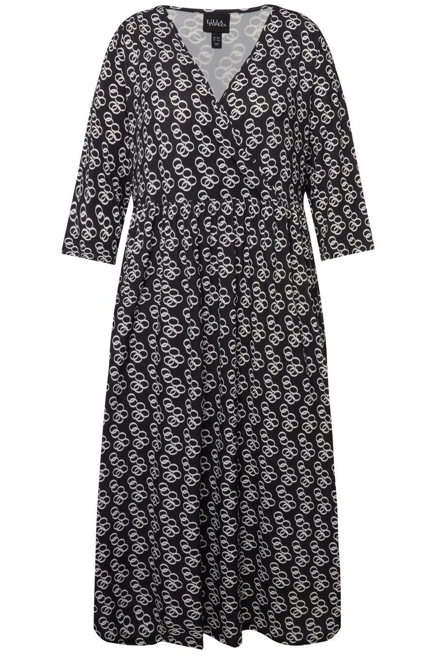 

Платье миди Ulla Popken Dress, темно-синий