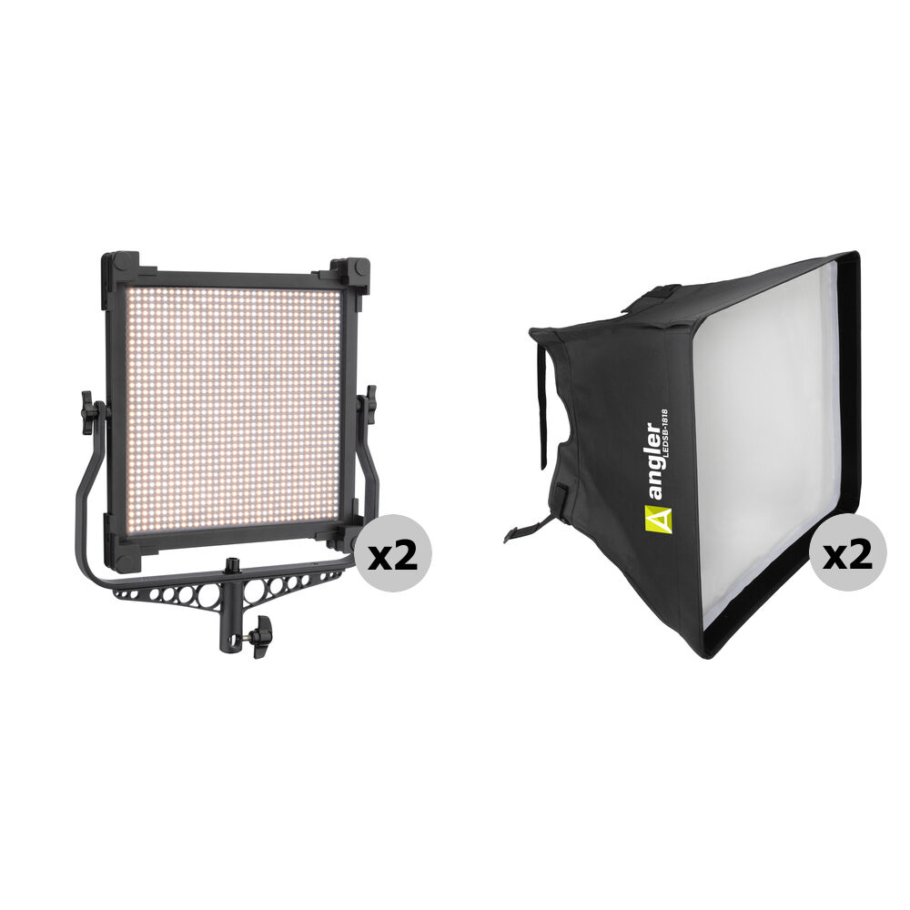

Двухцветная светодиодная панель Genaray Spectro LED 1200B1 (комплект из 2 ламп с софтбоксами)