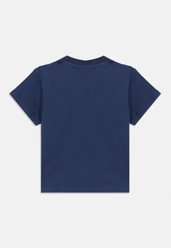 Футболка унисекс с принтом "дополнение к малышу" Moschino, Blu Navy — фото 2