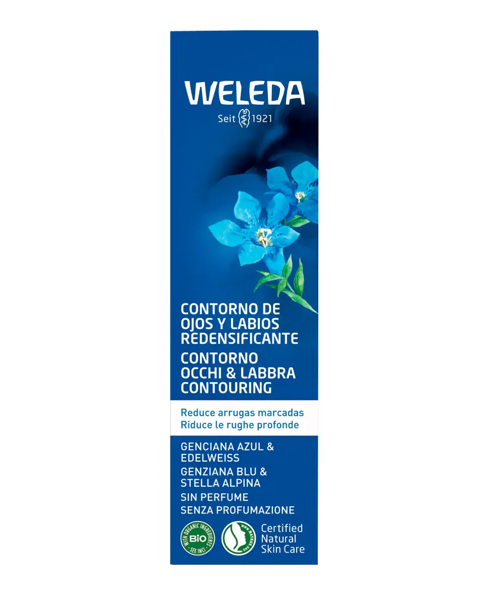 Крем для лица Weleda — Восстанавливающий контур для глаз и губ с синим горечавкой — фото 2