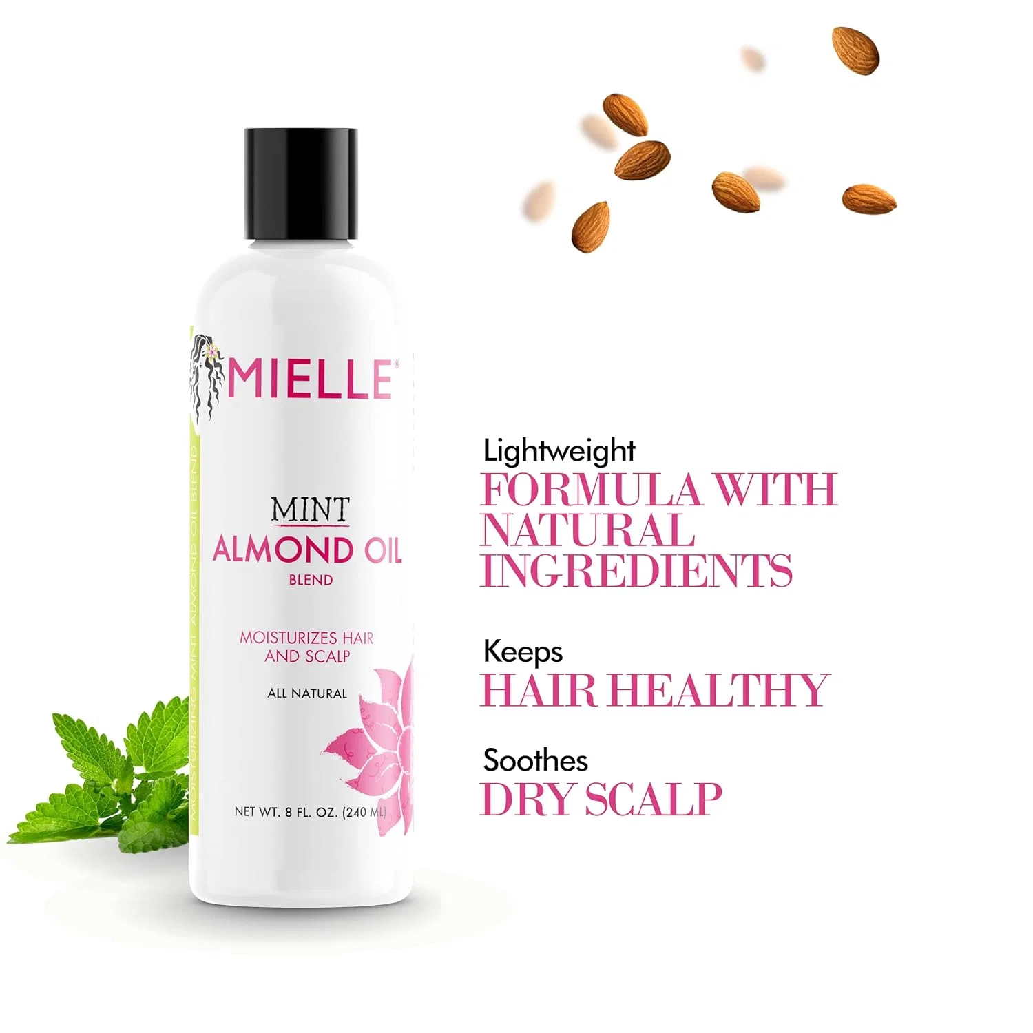 Масло для волос Mielle Organics Mint Almond 240 мл Mielle Organics — фото 4