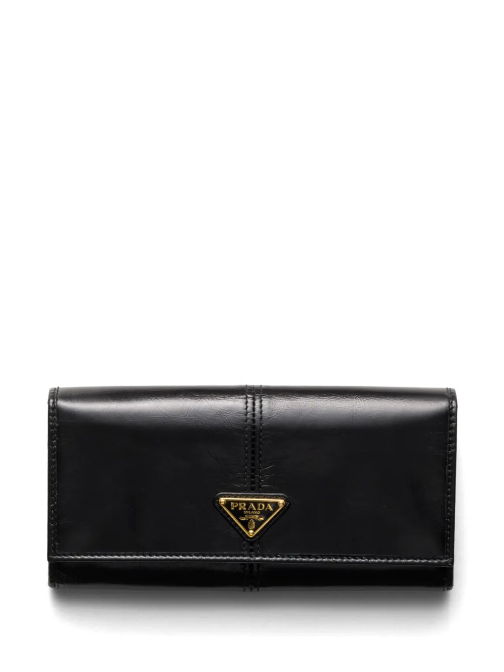 

Большой кошелек Prada, черный