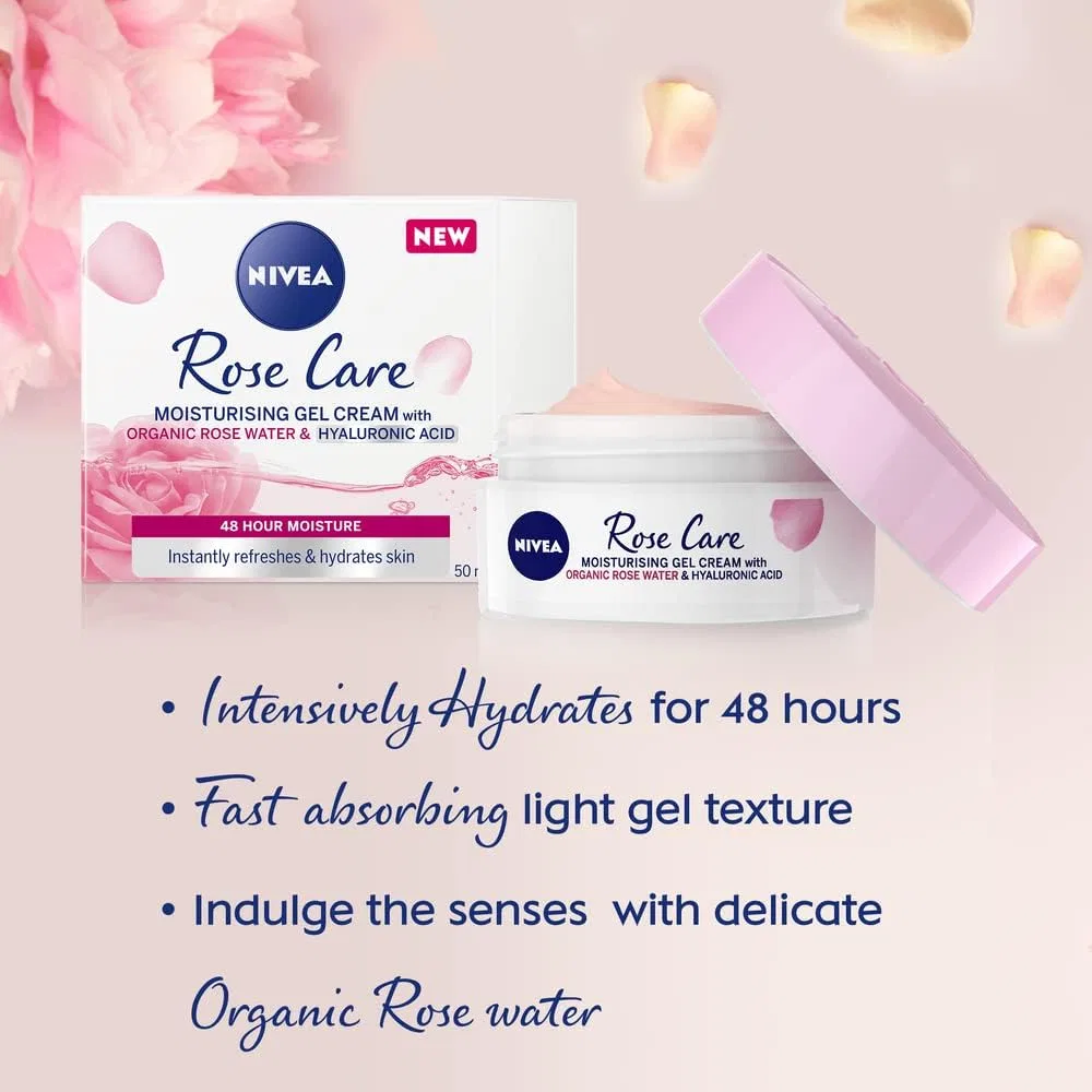Крем для лица Nivea — Дневной Soft Rose с гиалуроновой кислотой и розовой водой, 50 мл — фото 4