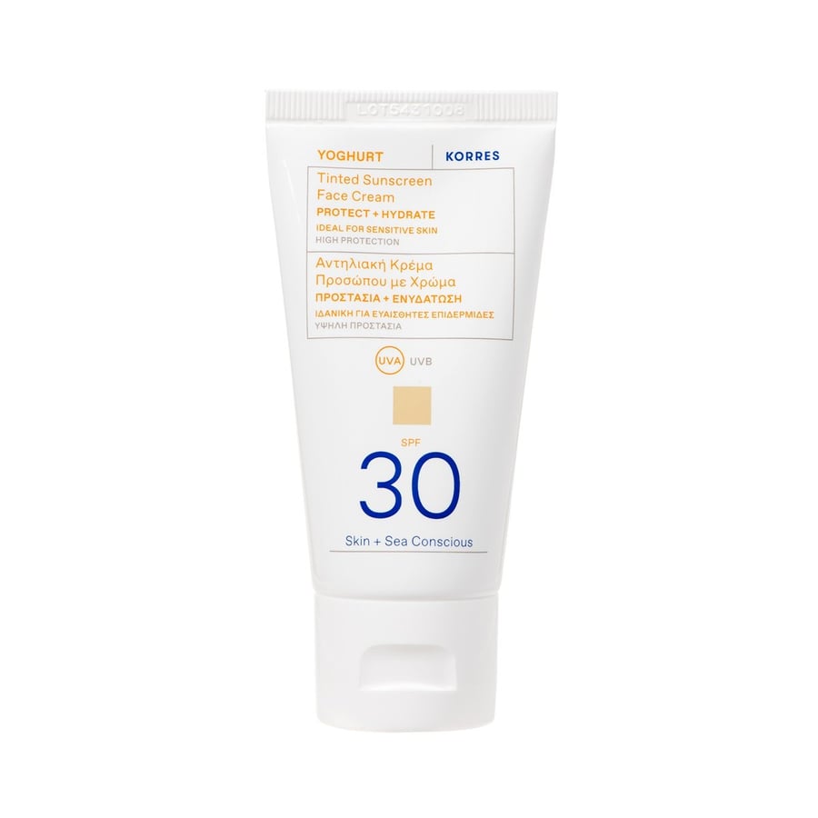 

Korres Yoghurt Color Protective Face Cream SPF30 50 мл