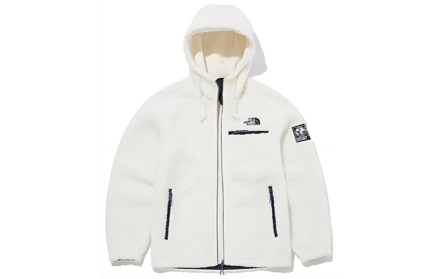 

Бархатная куртка унисекс белая The North Face, белый