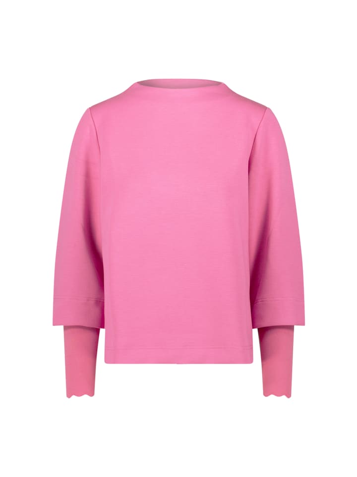 

Zero Толстовка с широкими рукавами из малинового бархата