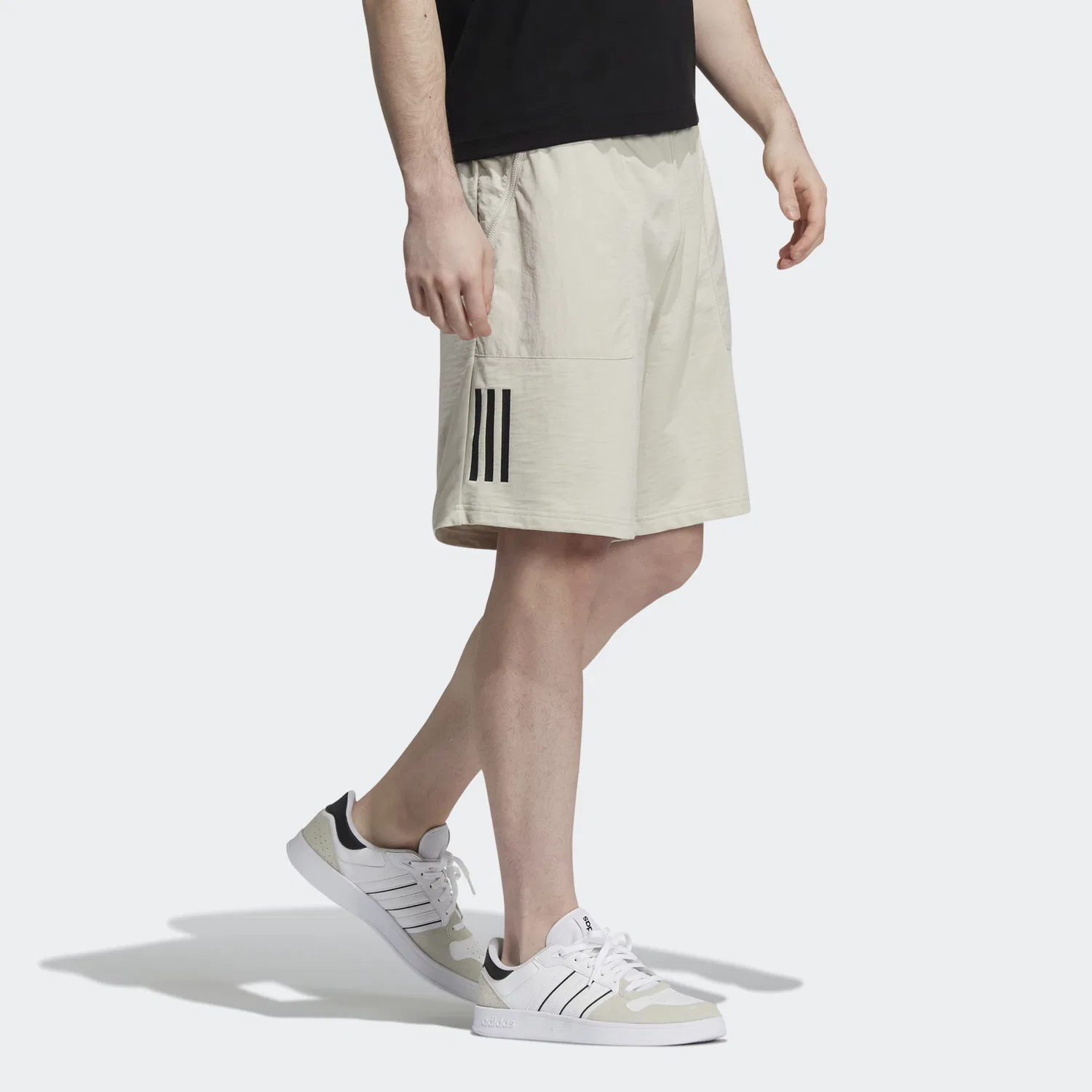 Шорты спортивные Adidas Neo Ecru — фото 4