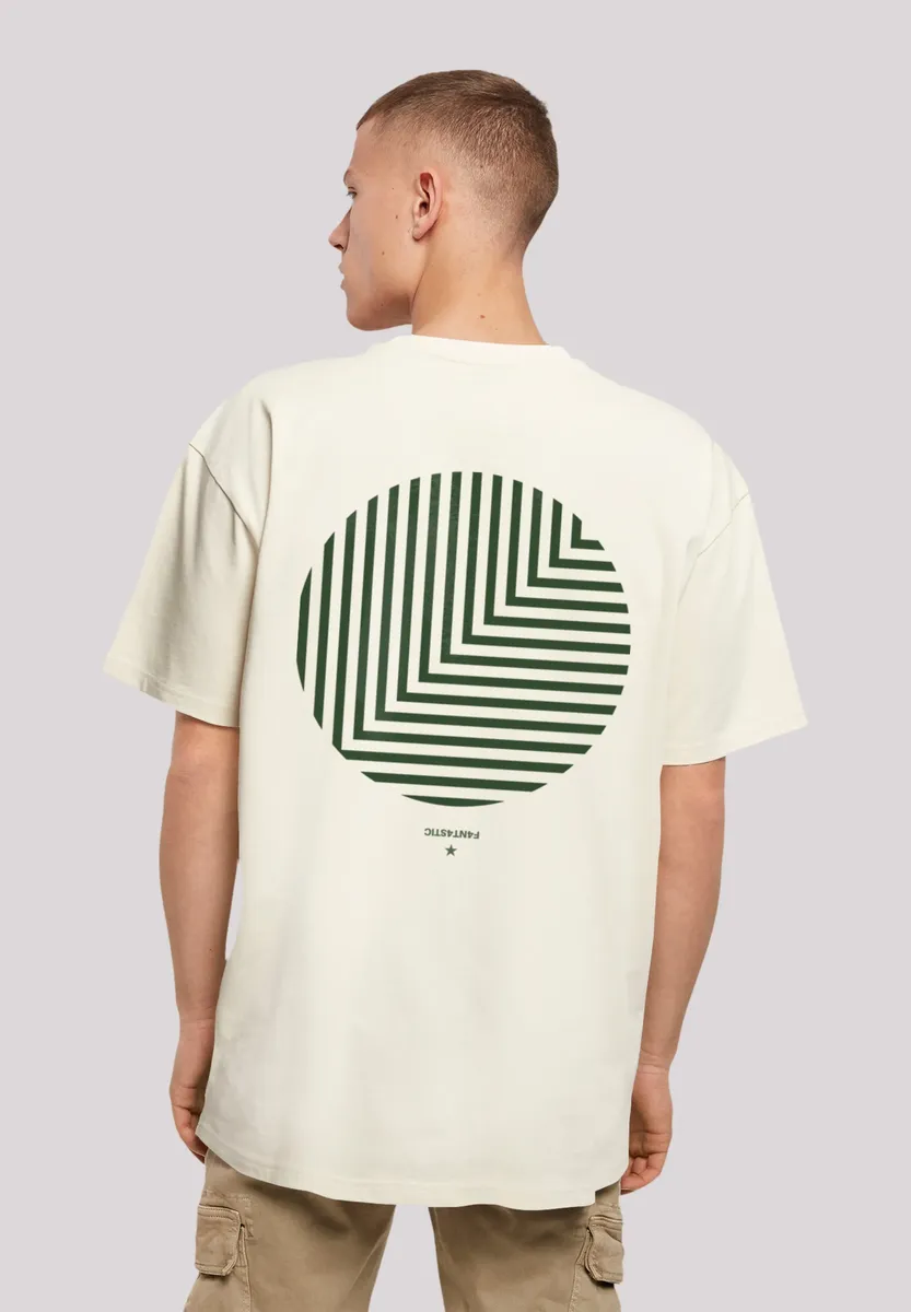 

F4NT4STIC Футболка "Geometrics Grey", принт, цвет Sand