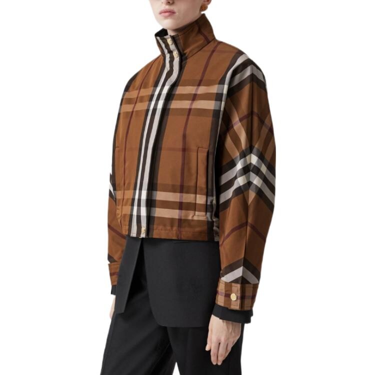 Пальто Burberry Женское Укороченное, цвет Brown — фото 3
