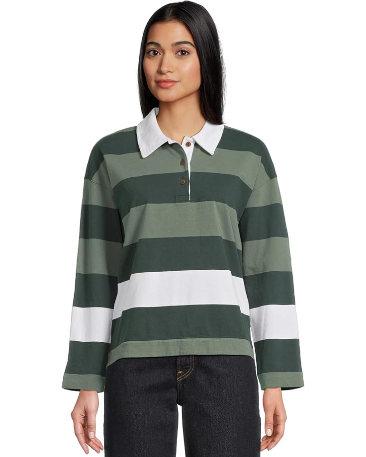 

Поло Madewell Hannah Rugby Polo, цвет Luxury Forest