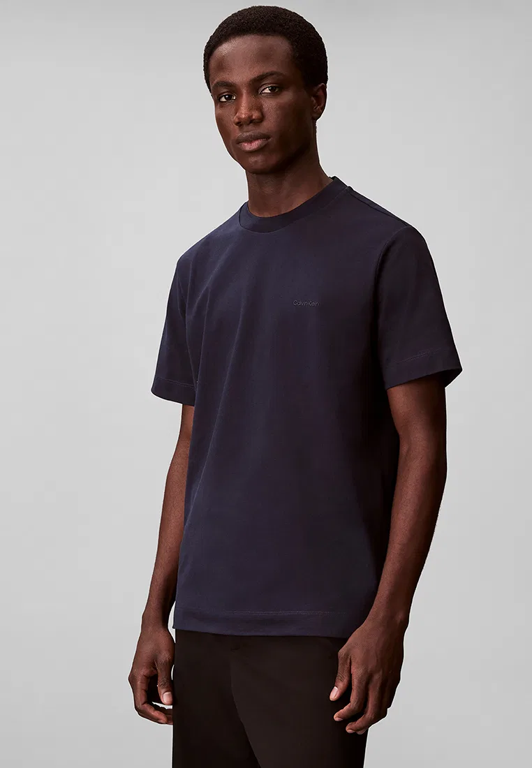 Футболка с круглым вырезом, охлаждающая, Calvin Klein Sport, темный сапфир