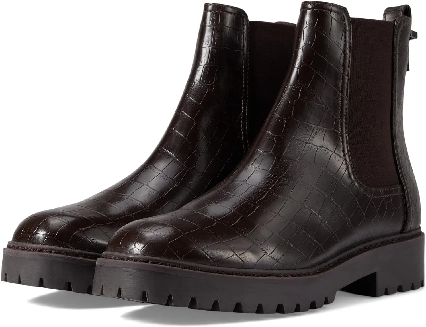 Ботинки Kenneth Cole Damen Salt Lug Chelsea-Stiefel, Chocolate