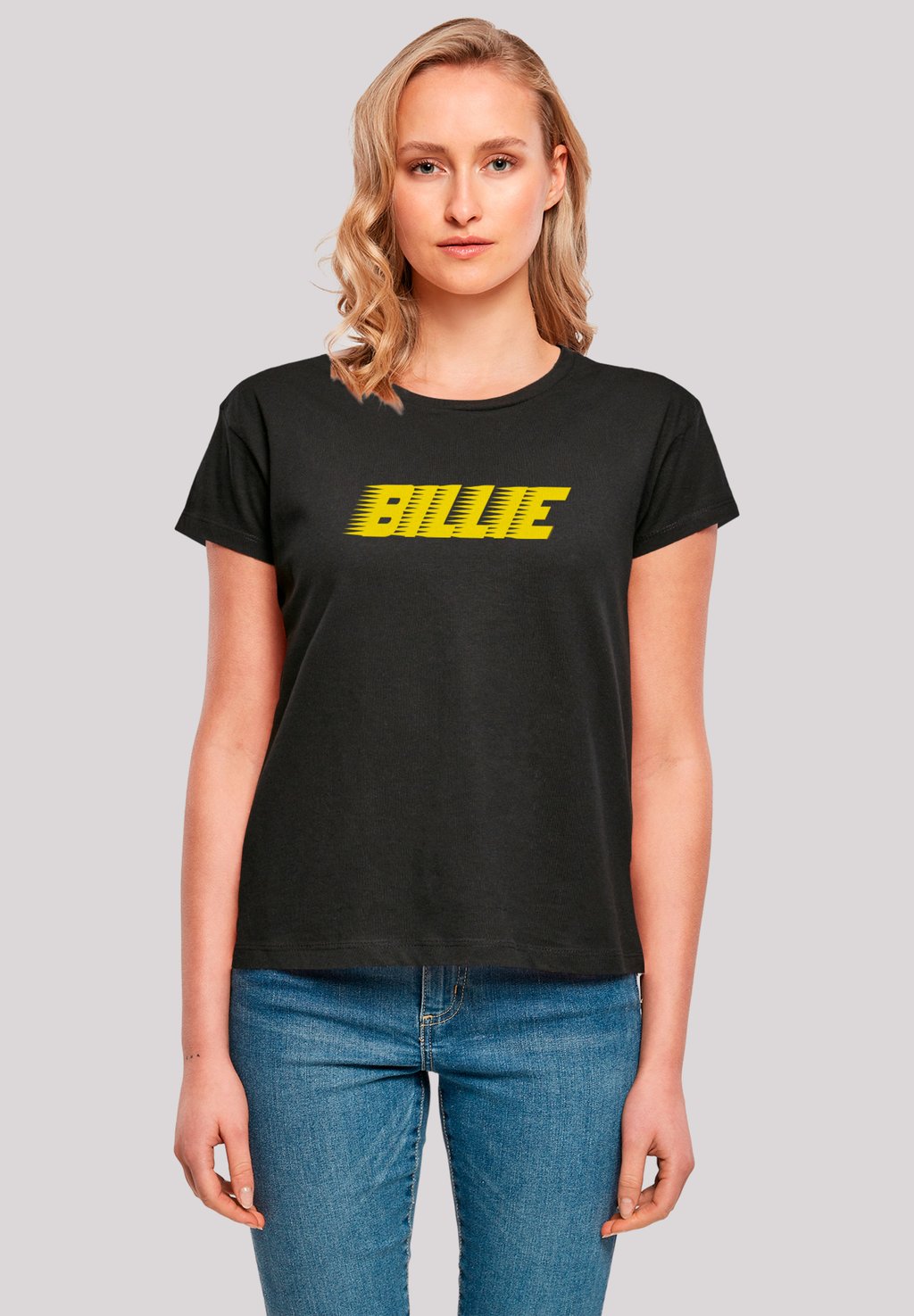 

Футболка с принтом BILLIE EILISH LOGO PRINT F4NT4STIC, черный