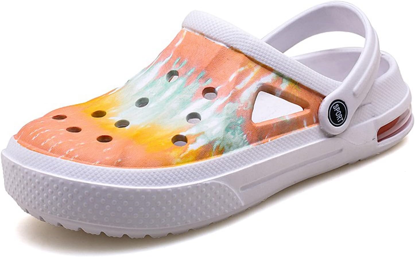 

FLIOZY мужские и женские садовые сабо, летние садовые туфли, легкие пляжные тапочки, водные сандалии для бассейна, для дома и улицы, нескользящие сабо-сандалии, белый